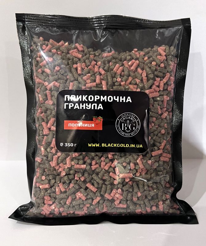 Прикормочная гранула 4 мм КЛУБНИКА 350 г