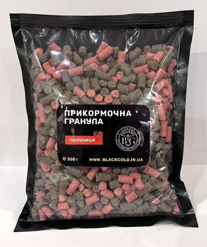 Прикормочная гранула 6 мм КЛУБНИКА 350 г