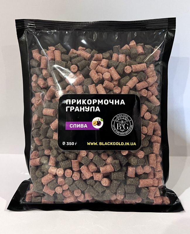 Прикормочная гранула 6 мм СЛИВА 350 г